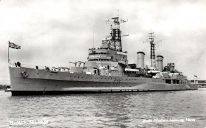 RPPC Photo British Royal Navy HMS Belfast