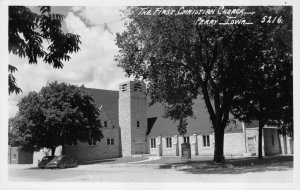 Real Photo Postcard The First Christian Church in Perry, Iowa~122648