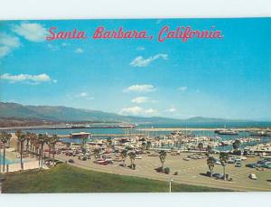 Pre-1980 HARBOR SCENE Santa Barbara California CA hp7347