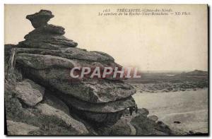 Old Postcard Tregastel The Path of the Rock Tire Bouchon