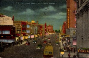 Indiana South Bend Michigan Street North 1947