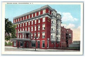 c1920 Nelson House Exterior Building Poughkeepsie New York NY Vintage Postcard