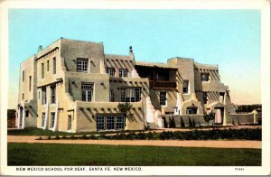 Postcard New Mexico School For Deaf in Santa Fe, New Mexico~948