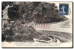 Old Postcard Saint Germain en Laye The Rosarium and the Statue Torrent