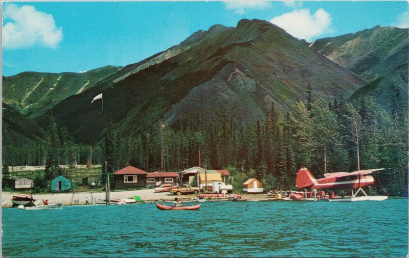 Floatplane at Muncho Lake Muncho National Park BC Unused Postcard H5 *as is