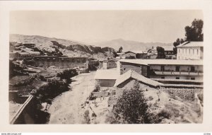 RP: La Paz , Bolivia , 00-10s ; Homes in outlying section of city & Mt Illimani