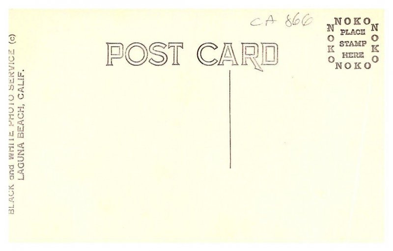 California Laguna Beach , Businesses 1920's RPPC