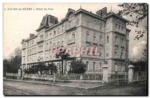 Old Postcard Salies de Bearn Hotel in Park