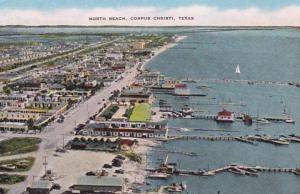 Texas Corpus Christi Aerial View North Beach