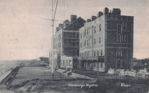 Cleveleys Hydro Telegraph Poles Lancashire Old Postcard