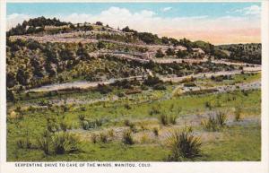 Colorado Manitou Serpentine Drive To Cave Of The Winds