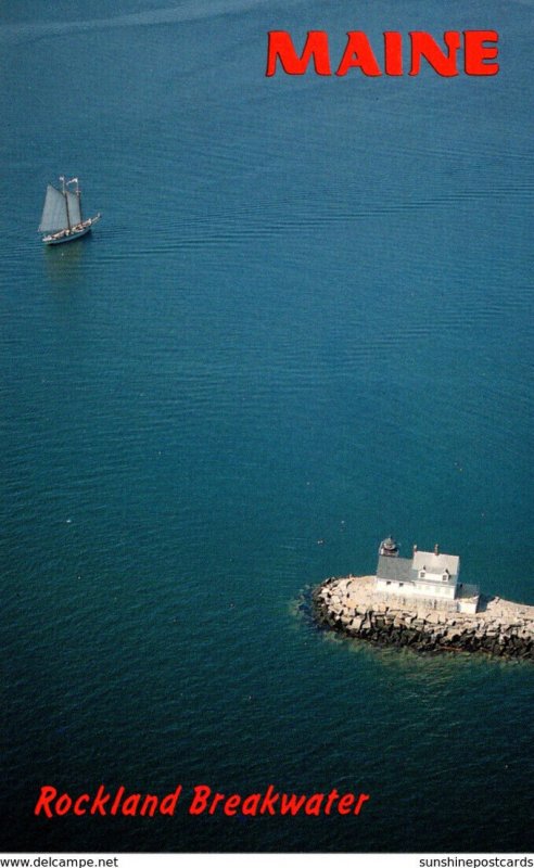 Maine Rockland Rockland Breakwater Lighthouse