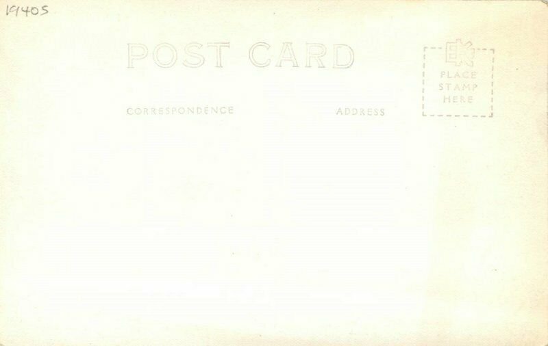 Fireside Inn Parks Arizona Roadside 1940s RPPC Photo Postcard 7707