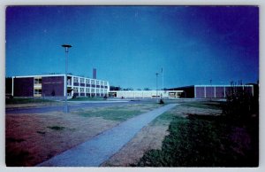 Aldershot High School, Burlington Ontario, Vintage Chrome Postcard