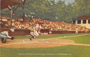 Williamsport Pennsylvanai 1950s Postcard Historic Moment Little League Baseball