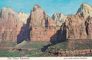 Utah Zion National Park The Three Patriarchs