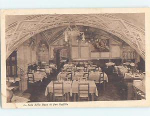 Old Postcard BUCA SAN RUFFILLO RESTAURANT Firenze - Florence Italy F5560