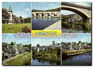 Postcard Modern Souvenir D'Correze Argentat