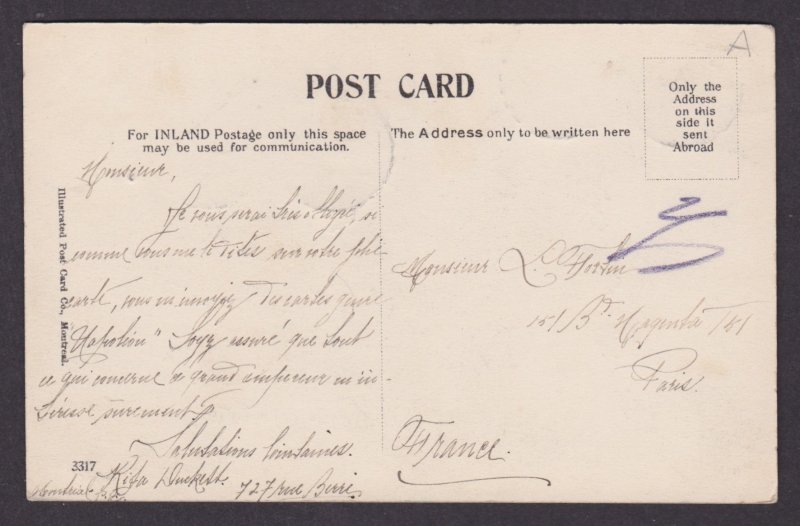 Postcard, CANADA, Vancouver, Cape Trinity on the Saguenay River