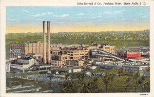 Sioux Falls South Dakota 1940s Postcard John Morrell Packing Plant