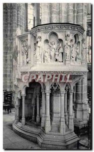 Old Postcard Ostend Church of St Peter and Paul Chair of truth