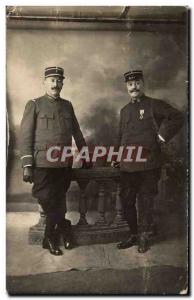 Real photo Militaria Soldiers officers