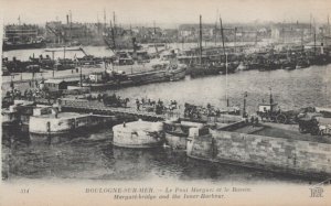 France Postcard - Boulogne-Sur-Mer - Le Pont Marguet Et Le Bassin  T10305