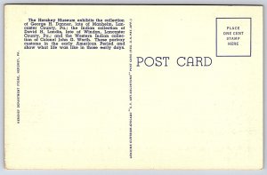 Hershey Museum Hershey Pennsylvania Innterior Indian Collection Customs Postcard