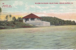 CEDAR RAPIDS, Iowa, 1908; Water Pavilion - Ellis Park