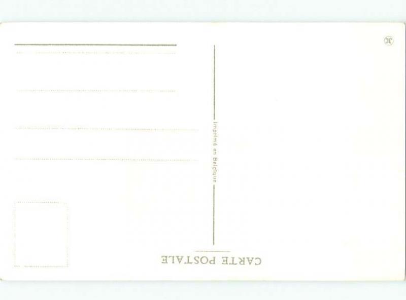 foreign Old Postcard KIDS LOOKING AT CHRISTMAS NATIVITY DISPLAY AC2633