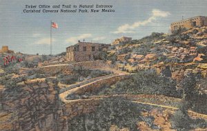 Ticket Office, Trail to Natural Entrance Carlsbad Caverns National Park, New ...