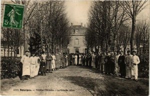 CPA BOURGES Hopital Militaire La Grande Allée (863368)