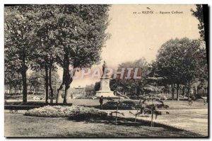 Postcard Reims Old Square Colbert