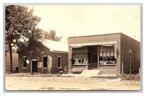 G. P. Wakeman General Store & Village Hall Dana Illinois RPPC Postcard