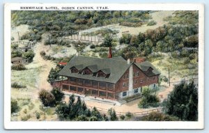 OGDEN CANYON, UT Utah ~ HERMITAGE HOTEL c1920s Weber County Postcard