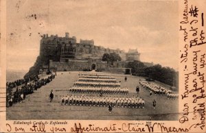 Scotland Edinburgh Castle and Esplanada