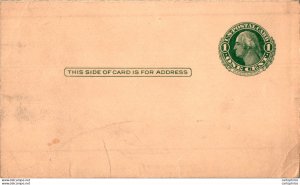 US Postal stationery 1c