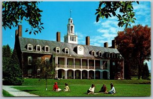 Vtg Vermont VT Bennington College Commons Building Womens Girls Campus Postcard