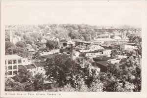 Paris Ontario Birdseye ON PECO Postcard E78 *as is