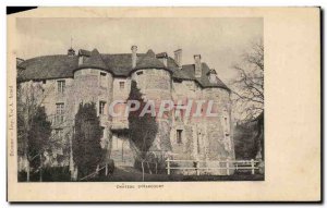 Old Postcard Chateau D & # 39Harcourt