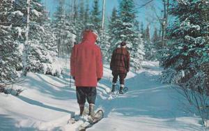Snowshoes - Winter Sport - pm 1979 at Rapid River, Michigan