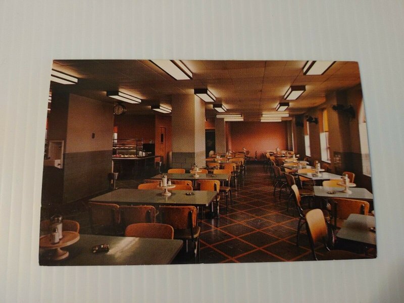 Vintage Postcard Veteran Administration Hospital Cafeteria West Haven Conn  428