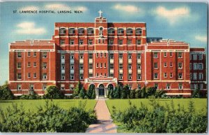 St Lawrence Hospital Lansing Michigan Postcard