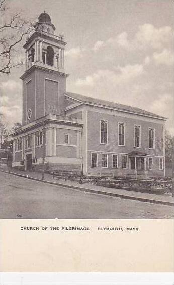 Massachusetts Plymouth The Church Of The Pilgrimage Albrtype