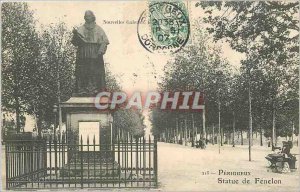 Old Postcard Perigueux Statue of Fenelon