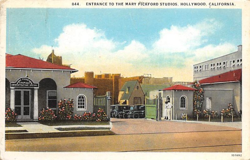 Entrance to the Mary Pickford Studios Hollywood, CA, USA Theater 1926 
