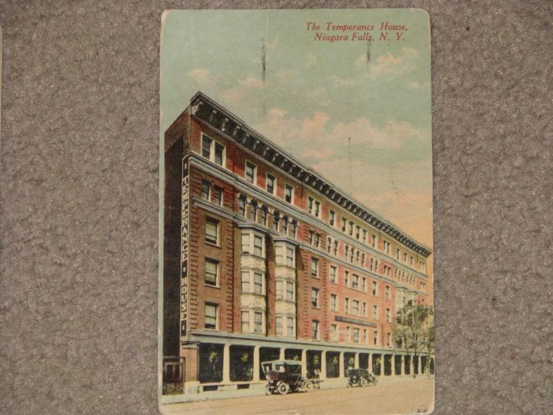 The Temperance House, Niagra Falls, N.Y. 1913, used vintage card