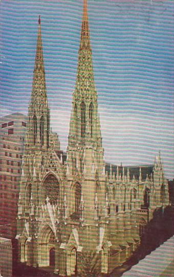 Saint Patricks Cathedral Is Located On Fifth Avenue At 50th Street New York C...