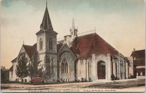 Presbyterian Church Calgary Alberta AB Unused Linton Bros Postcard E97