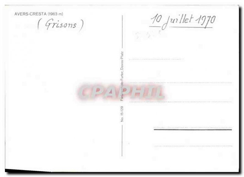 Postcard Modern Avers Cresta